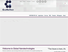 Tablet Screenshot of glonatech.com